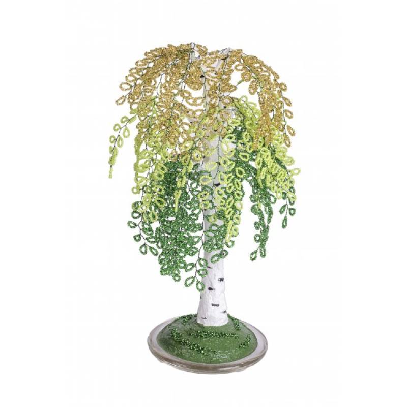 «Светлица» набор для бисероплетения «Осенняя березка»  32x16 см