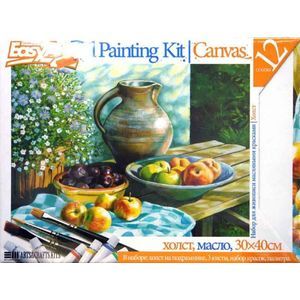 Простое искусство. Холст. Набор №2 'Кувшин с фруктами', масляные краски