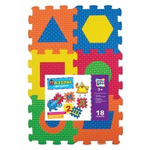 Пазлы с фигурами (18 элементов) (62687)