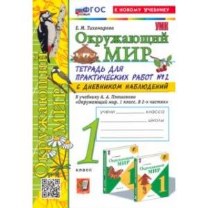 Окружающий мир. 1 класс. Тетрадь для практических работ к учебнику Плешакова. Часть 2
