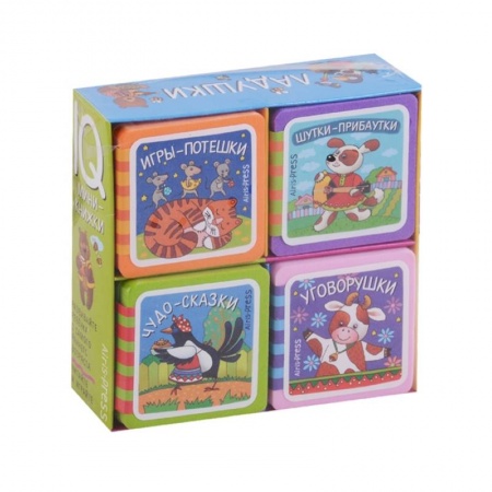 Стихи и загадки для малышей, книга IQ мини-книжки. Ладушки. Комплект из 4 книг купить по скидке