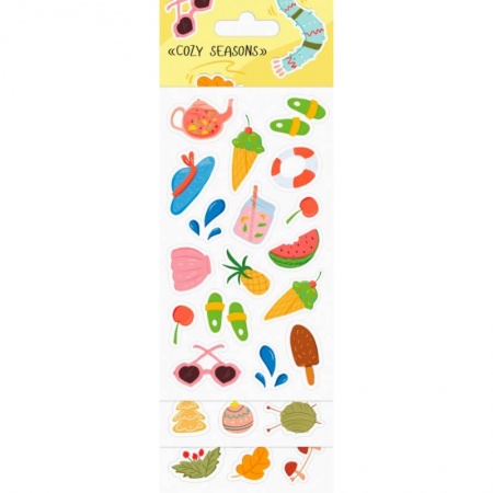 Другое, книга Набор наклеек Cozy seasons купить по скидке