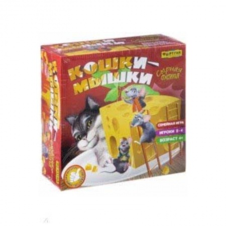 Игры на любой вкус, книга Игра семейная 'Кошки-мышки. Сырная погоня' (Ф51238) купить по скидке