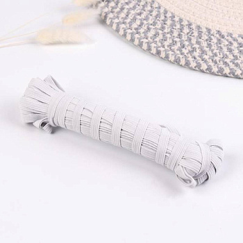 Резинка эластичная, 8 мм, 10 ± 1 м, цвет белый