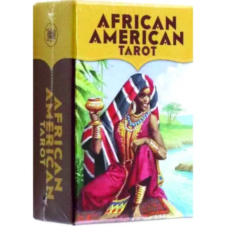 Гадание по картам Таро, книга Афро-Американское Таро, мини купить по скидке
