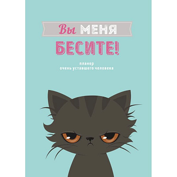 Блокнот-планер недатированный. Вы меня бесите!