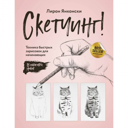 Живопись. Теория и техника, книга Скетчинг! Техника быстрых зарисовок для начинающих. Пошаговые уроки. Янконски Л. купить по скидке