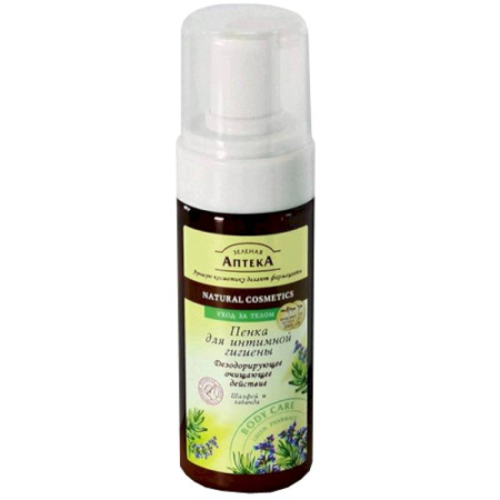 Пенка для интимной гигиены 'Шалфей и лаванда'. 150 мл