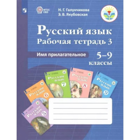 Коррекционная педагогика, книга Русский язык. 5-9 классы. Рабочая тетрадь. Часть 3. Имя прилагательное. ФГОС ОВЗ купить по скидке