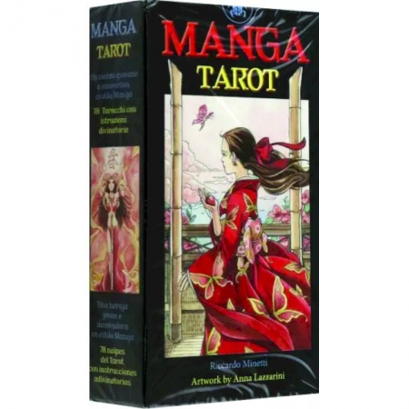 Гадание по картам Таро, книга Таро Манга (руководство+карты) купить по скидке