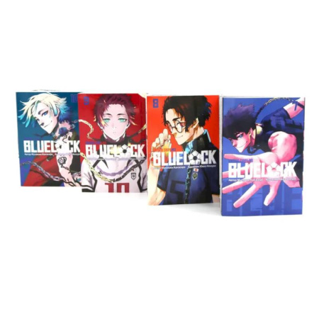 Комиксы. Манга, книга BLUE LOCK: Синяя тюрьма. Книги 7-10 (комплект из 4-х книг) купить по скидке