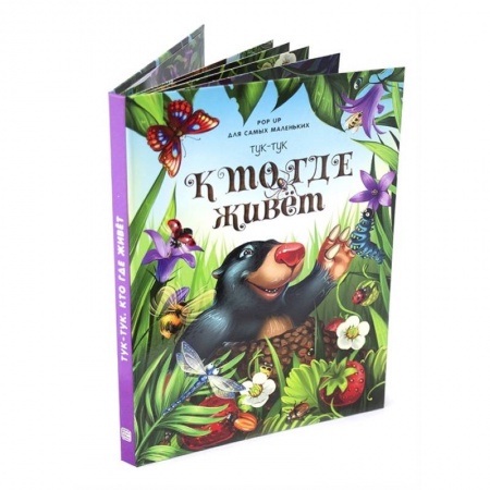 Книжки-раскладушки, панорамки, книга Тук-тук. Кто где живет. Книжка-панорамка купить по скидке