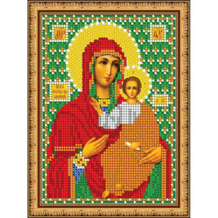«Светлица» набор для вышивания бисером 8314М «Прсв. Богородица Смоленская» бисер Чехия 12x16см