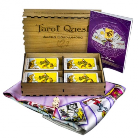 Гадание по картам Таро, книга Таро-квест. Трансформационная психологическая игра купить по скидке