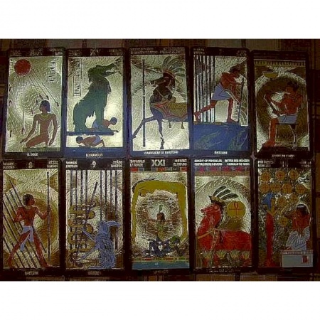 Гадание по картам Таро, книга Таро Нефертари (руководство+карты) купить по скидке