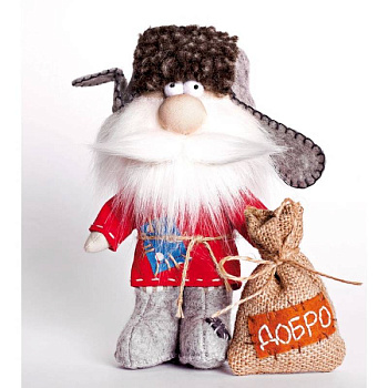 Набор для шитья текстильной игрушки 'Домовой' 17 см