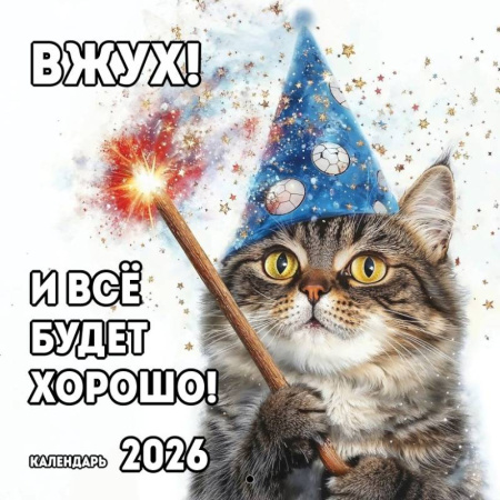 Вжух! И всё будет хорошо! Календарь настенный на 2026 год