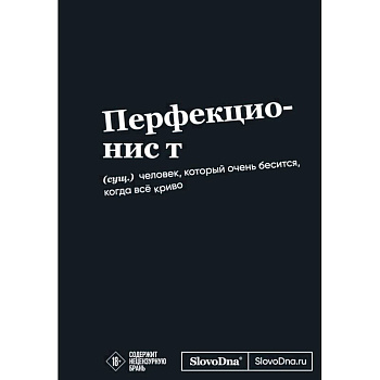 Мотивационный блокнот SlovoDna. Перфекционист